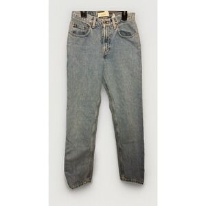 Gap Loose Fit Straight Light Wash Denim Jeans Button Zip 5-Pocket Classic Men
